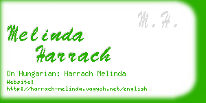 melinda harrach business card